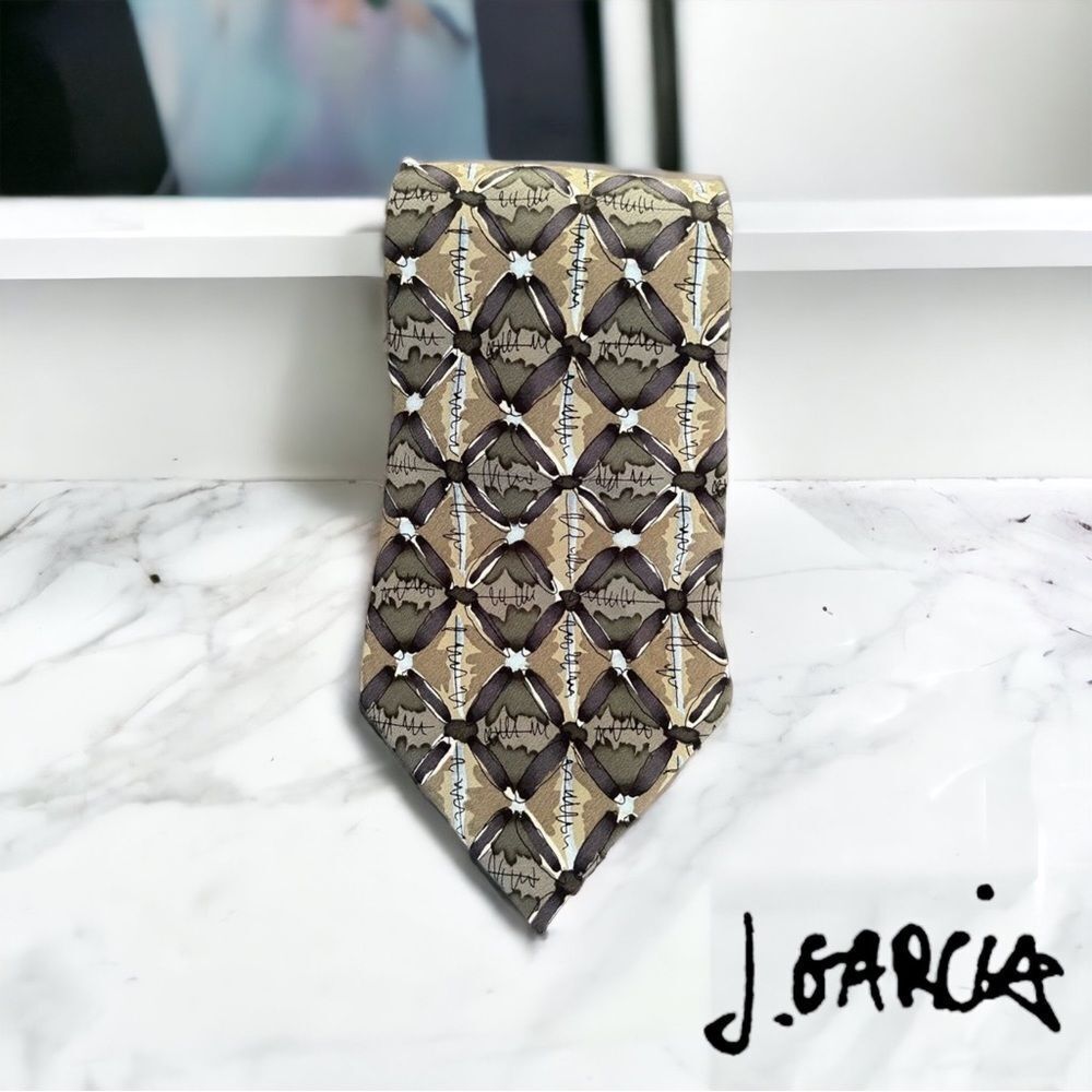 Jerry Garcia Silk Tie - Guinea Pig Angst - Collection Eighteen